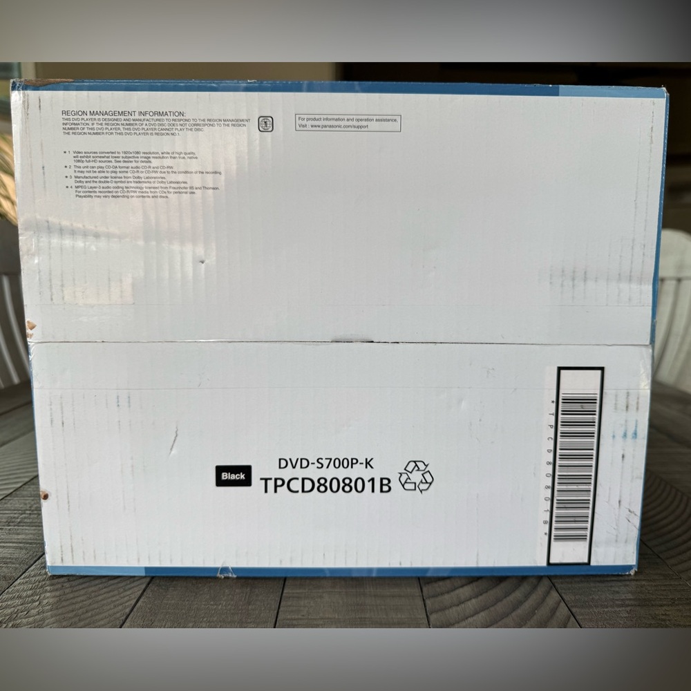 Panasonic Black DVD Player with HDMI-CEC (NEW) - Picture 11 of 14